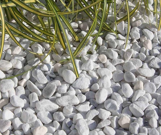 carrara rond 25/40 Pierres ornementales